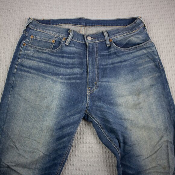 Levi's 541 Relaxed Casual Thrashed Jeans 36x32 - Picture 4 of 8